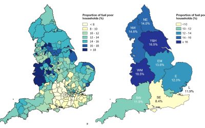 West Midlands has highest rates of fuel poverty in England